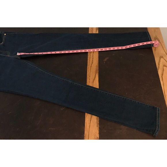 TORY BURCH Women Blue Solid Super Skinny Dark Wash Denim 5-Pocket Jeans - 27 - Picture 9 of 10